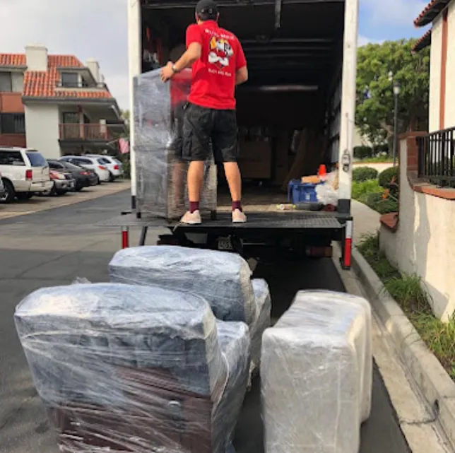 Movers loading a truck