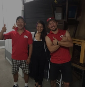 Movers posing for a photo